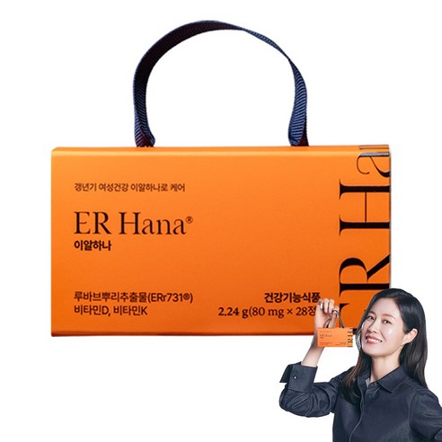 이알하나 ERr731 갱년기 중년 여성 영양제, 1개, 28정