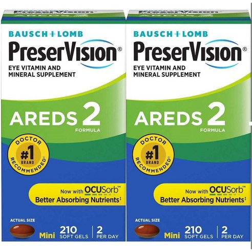 PreserVision AREDS 2 포뮬라 210소프트겔