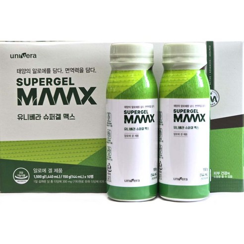 유니베라 슈퍼겔 W 1500g(150gX10병) 맥스피 신형, 150g, 10개
