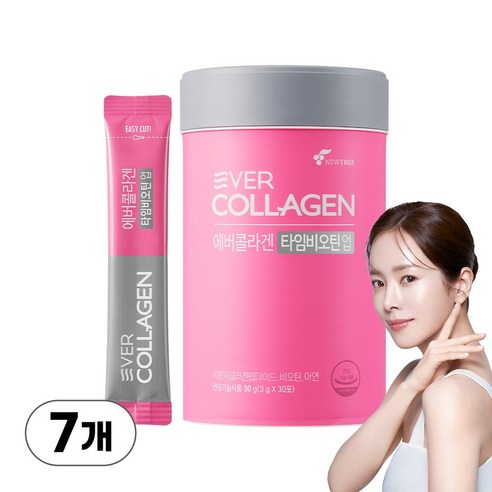 에버콜라겐 타임비오틴 업 식약처 기능성 인정 저분자 콜라겐