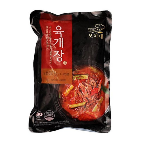 다모아 육개장 600g 6개