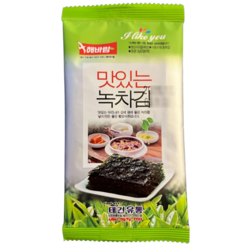 미섬태건유통 맛있는 미니김 10봉 대박구성 녹차김 자취반찬 식탁김 [원산지:국산]