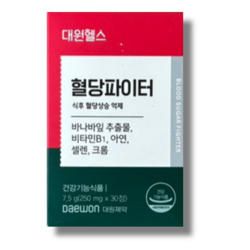 대원제약 대원헬스 혈당파이터 바나바잎추출물