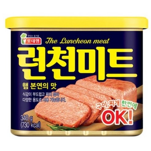 롯데햄 런천미트, 340g, 5개