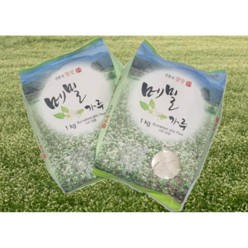 100% 국내산 메밀로 만든 봉평원 . 메밀가루 1 Kg