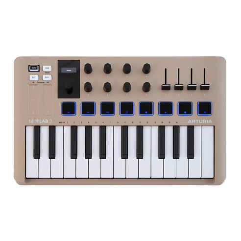 [작곡가의 미디가게] ARTURIA MINILAB MK3 아투리아 미니랩3 MK-3 미디컨트롤러 마스터키보드 마스터건반