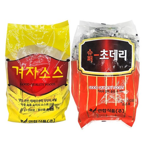 연합 식초(200개) 겨자(200개) 냉면 막국수 배달용 세트