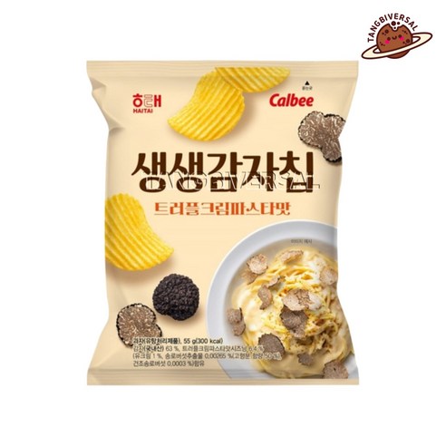 [달콤진]  해태제과 생생감자칩 트러플크림파스타맛