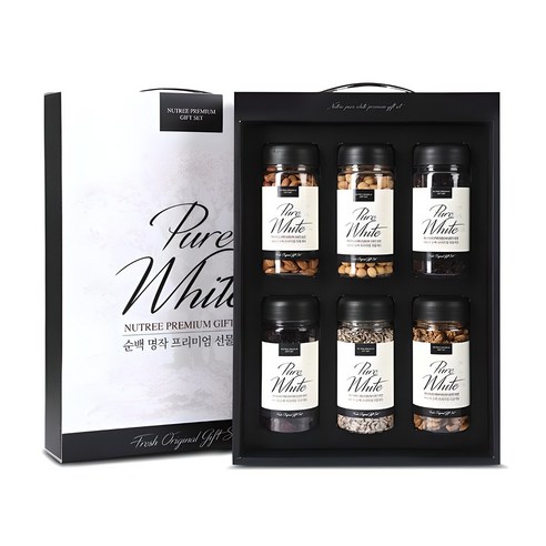 너트리 순백 6종 스페셜 견과 선물세트 1220g