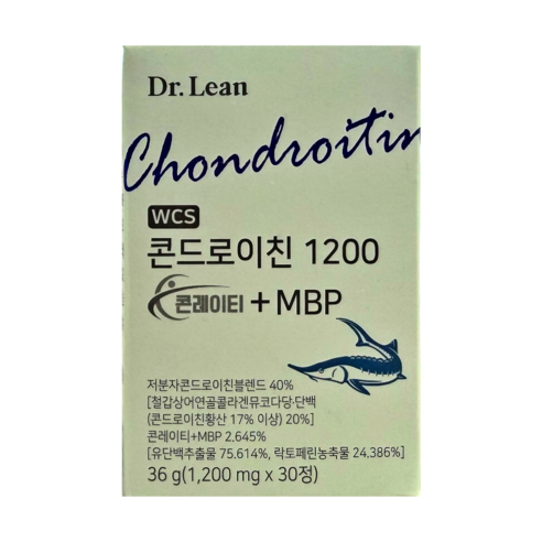 닥터린 콘드로이친 1200 콘레이티 + MBP 36g, 30정, 1개