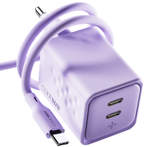 코드웨이 50W 초 고속 충전기 + 100W C to C 타입 초고속 충전 케이블 2M