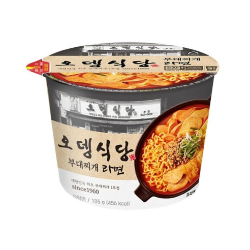 오뎅식당 부대찌개라면 큰컵사발면 105g