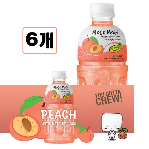 모구모구 복숭아 음료