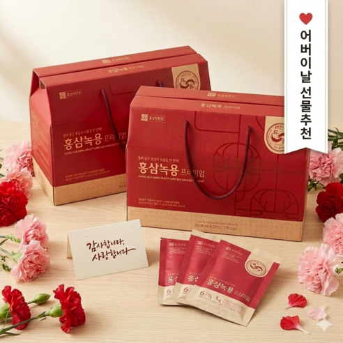 종근당건강 홍삼녹용 프리미엄, 1.5L, 2개