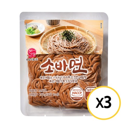 한일식품 본고장 소바면 180g