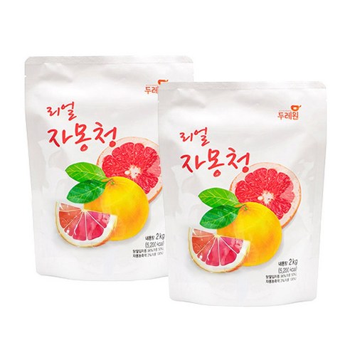 두레원 자몽청 슬라이스