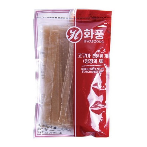 푸드올마켓_ 화풍 고구마전분피 채 250g /양장피채