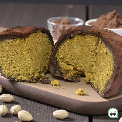 두바이 쫀득 쿠키 두쫀쿠 피스타치오 카다이프 타피오카 코코아분말, 50g, 3개