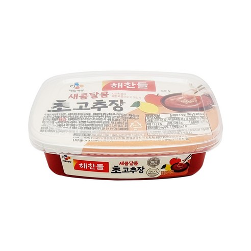해찬들 새콤달콤 초고추장, 32개, 170g