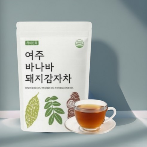 여주 돼지감자차 바나바잎 차 40 티백 구수하고 깔끔한 말린돼지감자
