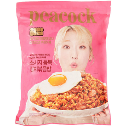 피코크 히밥 소시지 듬뿍 김치볶음밥 1kg, 3개