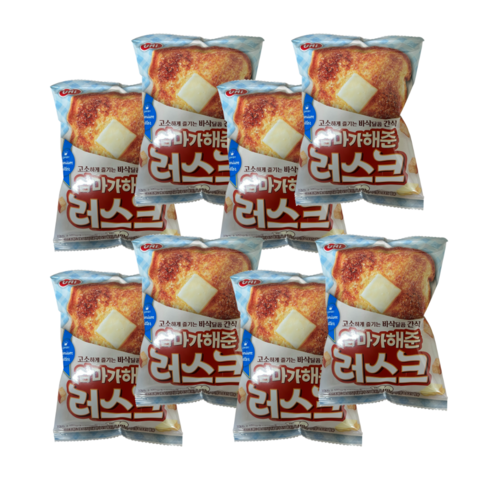 엄마가 해준 러스크 버터맛 달콤한 한입 식빵 간식