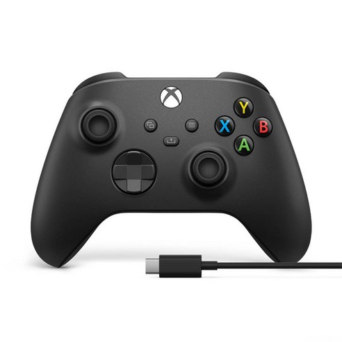 XBOX 무선 컨트롤러 블랙 + 케이블