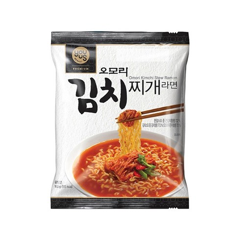유어스 오모리 김치찌개 라면 160g