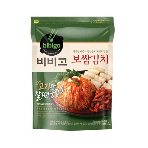 (냉장)[CJ제일제당]비비고 보쌈김치400g, 400g, 2개