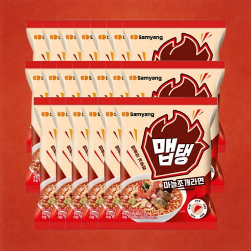 삼양 맵탱 마늘 조개 라면