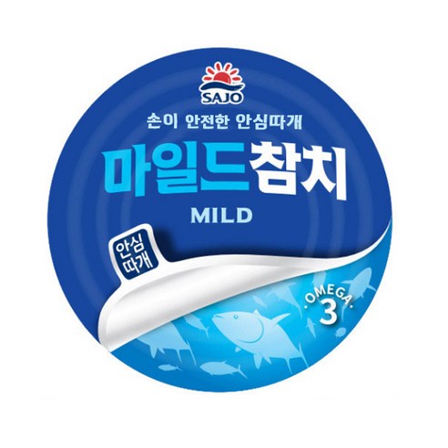 사조 마일드 참치, 100g, 100g, 4개
