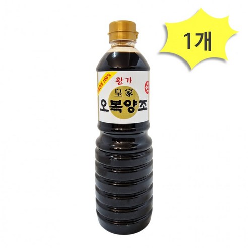 900ml 오복식품 x 황가 1개 오복양조 간장, 1ml, 1개
