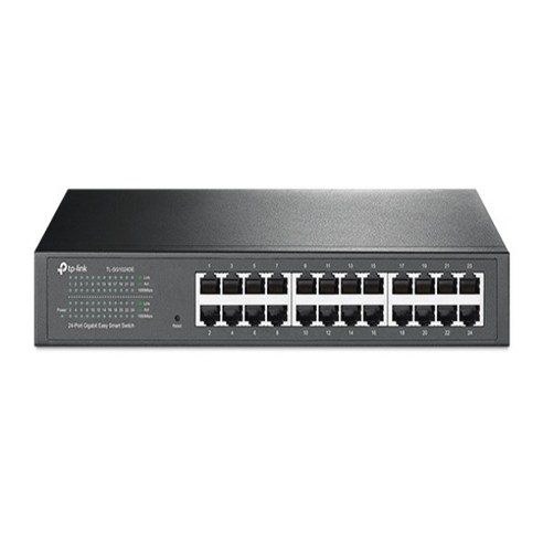 티피링크 TL-SG1024DE 기가 24포트 스마트 스위칭허브 렉마운트, 1개