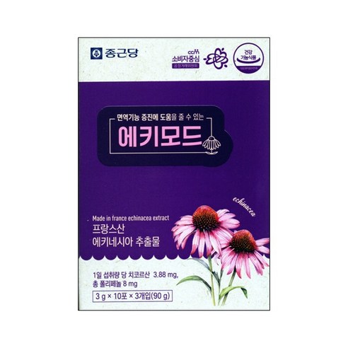 에키모드 30포 에키네시아 추출물 면역기능 증진 도움