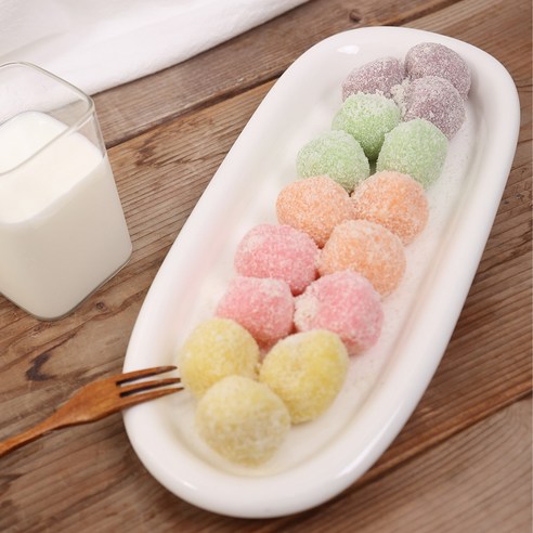 아름다운정성 굳지않는 과일경단 찹살떡 잔치떡 인절미 (중량,수량)