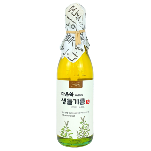 [마음쏙] 가족의 건강 저온압착 생들기름, 15개, 350ml