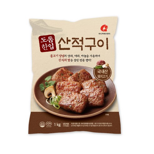 [마니커에프앤지] 도톰한입산적구이 1kg, 1kg, 1개