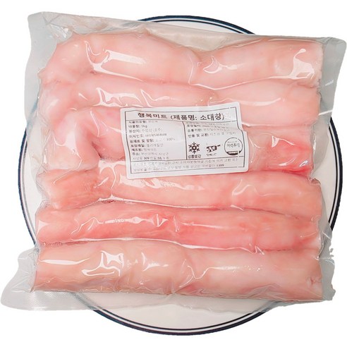 행복미트 소대창 우대창 냉동 원물 특수부위, 2개, 1kg