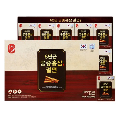 한삼수 6년근 궁중홍삼절편