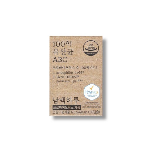 담백하루 100억 유산균 ABC