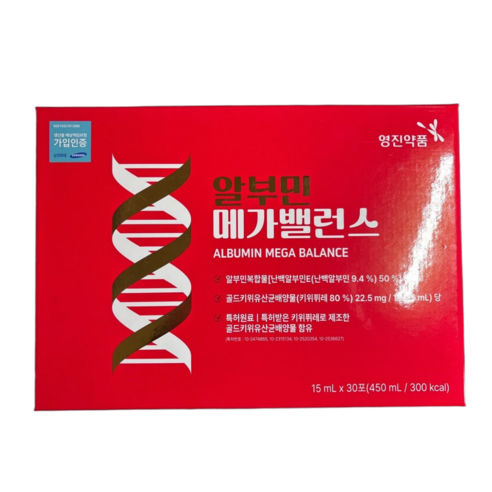 영진약품 알부민 메가밸런스 15ml 30포