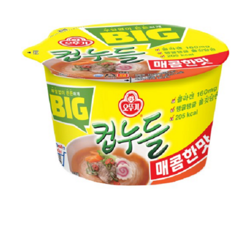 오뚜기 BIG 컵누들 매콤한맛, 18개