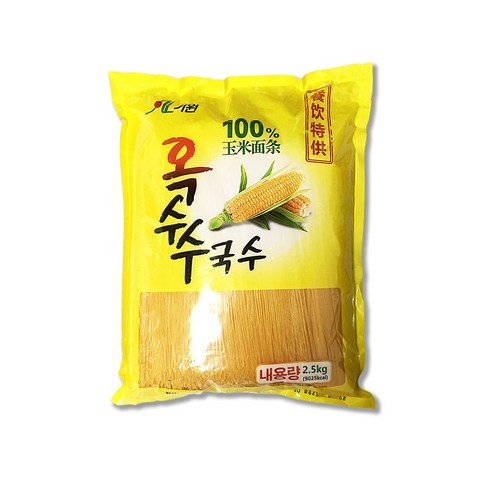 차마요 가원 옥수수국수 중국 옥수수면 2.5kg 온면 건면 옥시국시