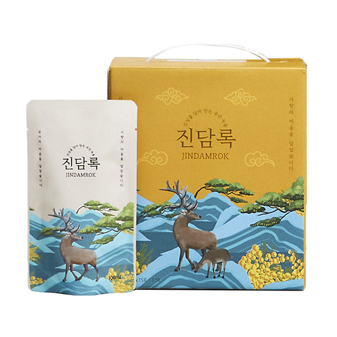 진담록 분골 유아 어린이녹용 진액 배즙, 1박스, 60g