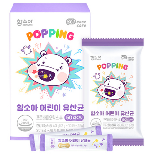 함소아 어린이 유산균 30p, 60g, 1개