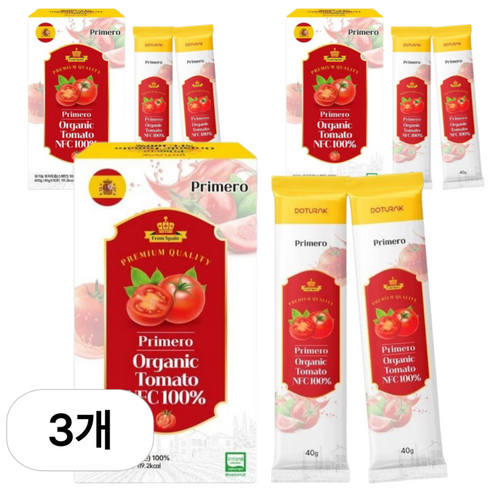 프리메로 유기농 토마토 NFC 100%, 스페인 토마토즙 스틱