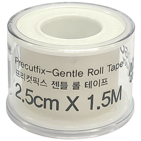 자극없는 실리콘점착 반창고 '프리컷픽스 젠틀 롤', 2.5cm x 75cm, SRTO, 1세트, 1개입