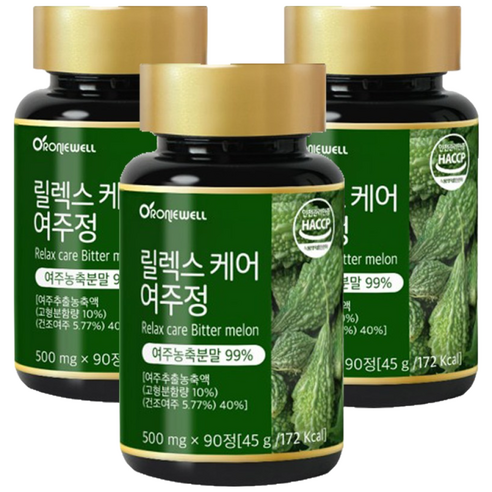 [로니웰] 릴렉스케어 여주정 90정 x 3개 (총 9개월분)