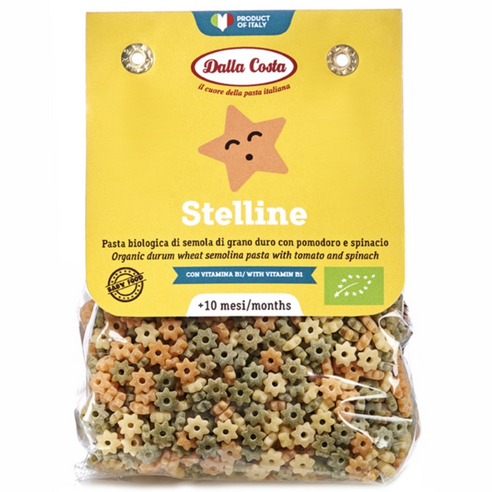 달라코스타 유기농 별모양 파스타 200g, 1개, 200g