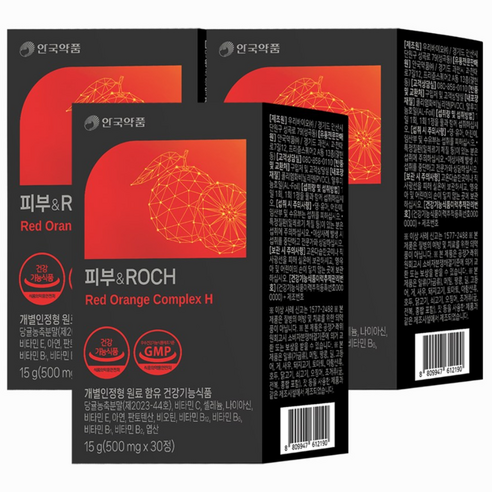 안국약품 특가 한정판매 피부엔 ROCH, 30정, 3박스